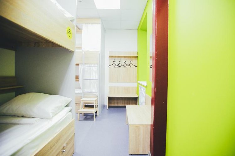 Bed in dormitory FEMALE ROOM Room