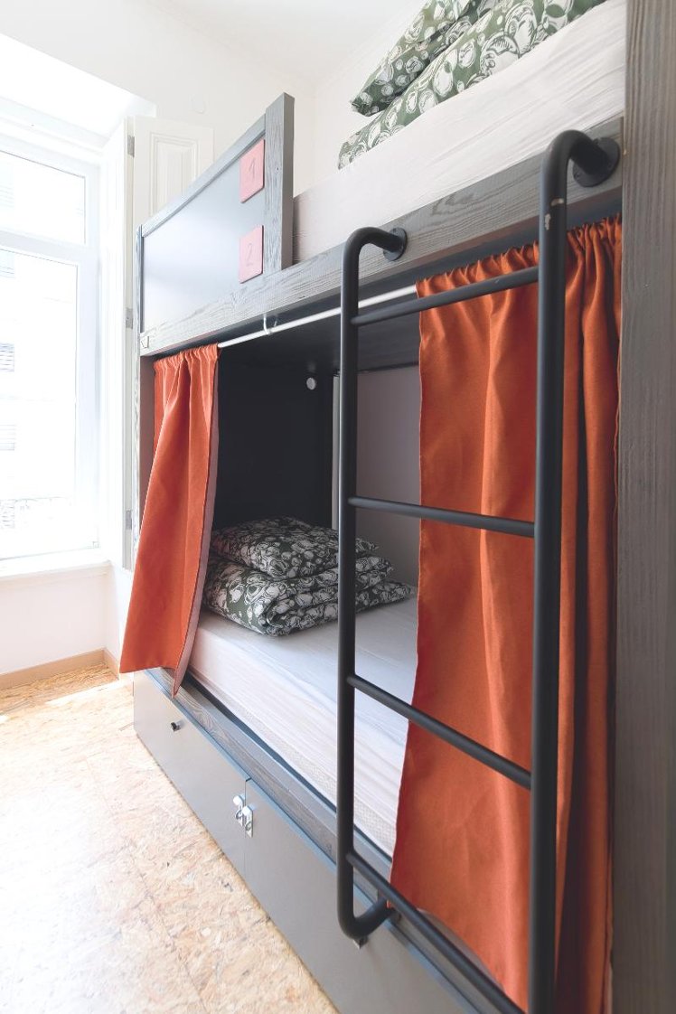 Bed in dormitory FEMALE ROOM CAPACITY 8 Room