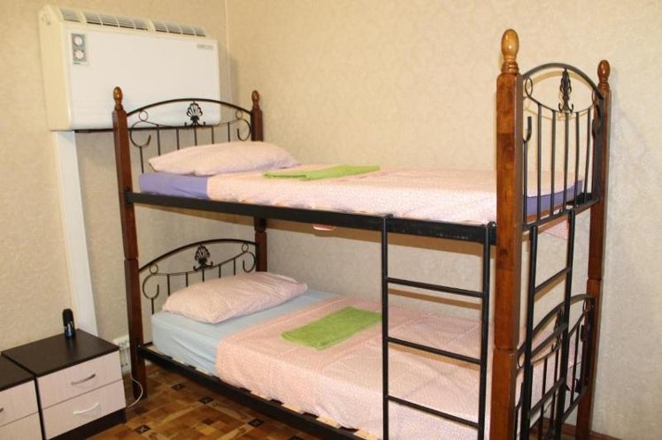 Bed in dormitory MALE ROOM Room