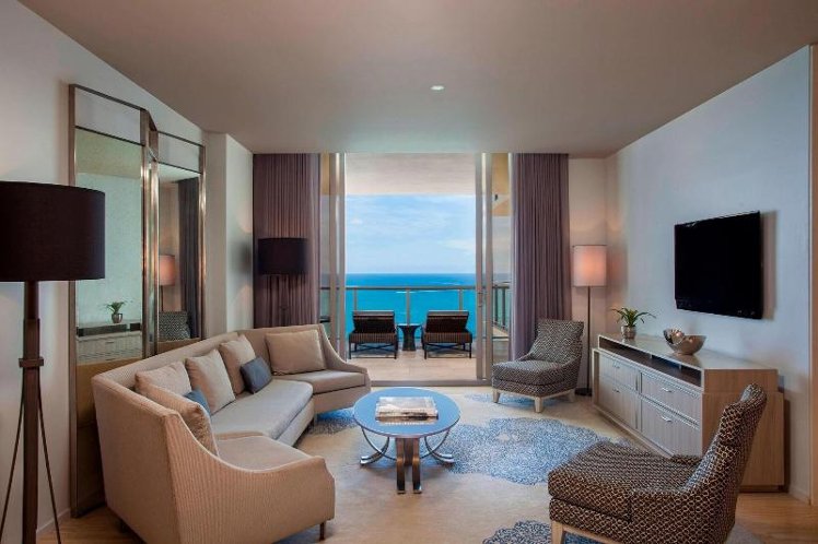 SUITE OCEAN FRONT TWO DOUBLE BEDS Room