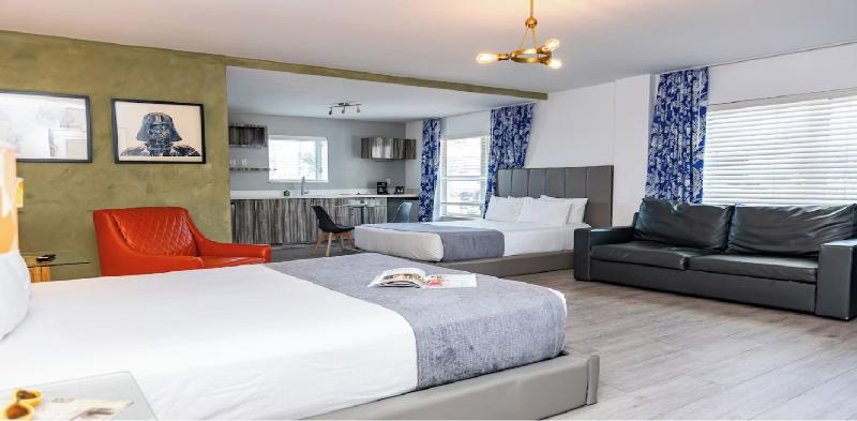 STUDIO TWO QUEEN BEDS Room
