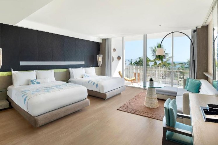 SUITE OCEAN VIEW TWO DOUBLE BEDS Room