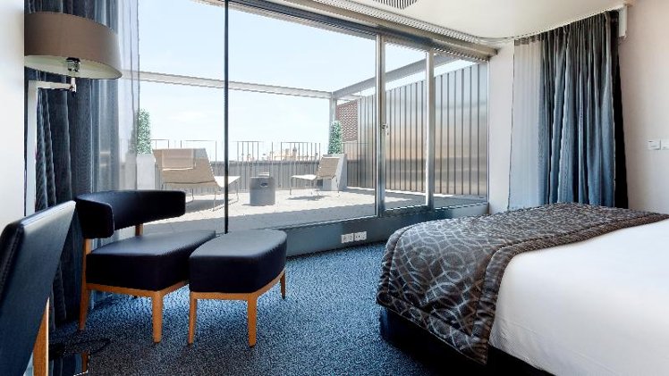 DOUBLE SINGLE USE DELUXE WITH TERRACE Room