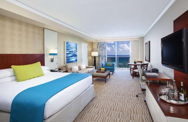 JUNIOR SUITE OCEAN VIEW KING BED Room