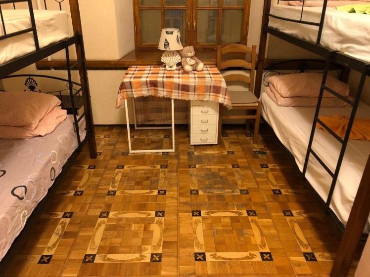 Bed in dormitory FEMALE ROOM Room