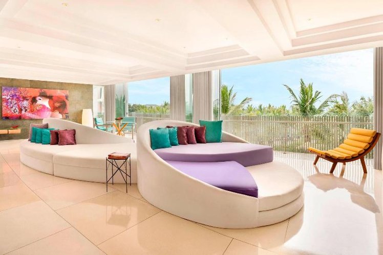 SUITE OCEAN VIEW TWO DOUBLE BEDS Room