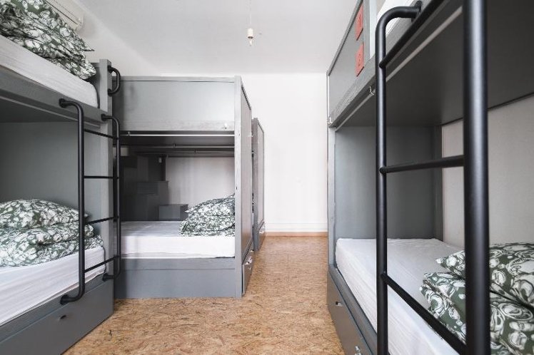 Bed in dormitory FEMALE ROOM Room