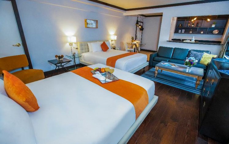 STUDIO TWO QUEEN BEDS Room