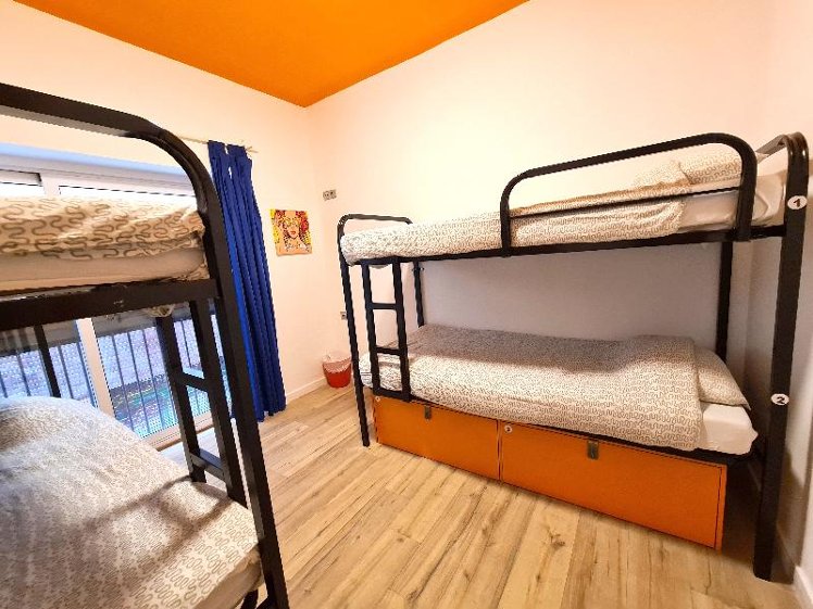 Bed in dormitory FEMALE ROOM Room