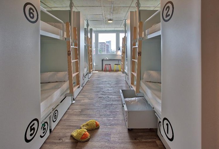 Bed in dormitory FEMALE ROOM Room