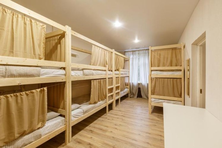 Bed in dormitory CAPACITY 8 Room