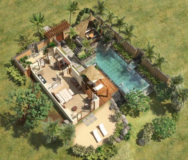 VILLA WITH PRIVATE POOL OCEAN VIEW Room