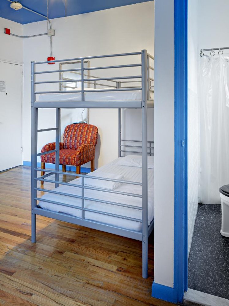 Bed in dormitory WITH SHARED BATHROOM Room