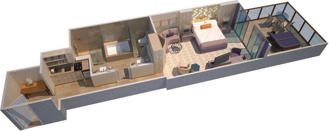 DOUBLE OCEAN FRONT KING BED Room