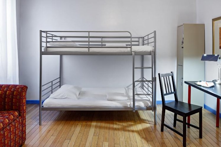Bed in dormitory BUNK BED Room