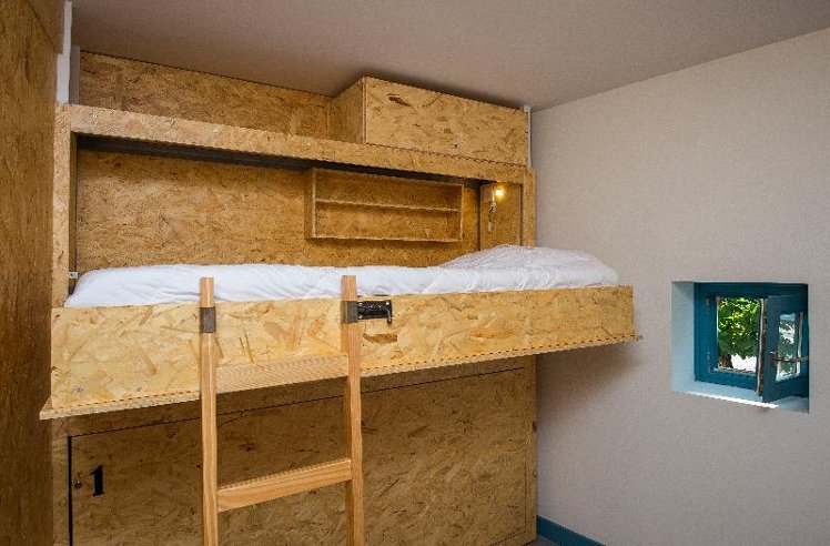 Bed in dormitory CAPACITY 4 ONE BEDROOM Room