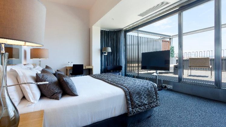 DOUBLE SINGLE USE DELUXE WITH TERRACE Room