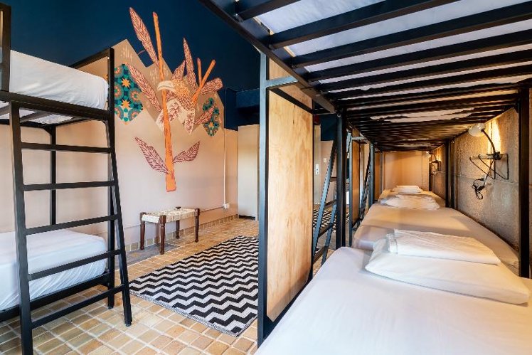 Bed in dormitory CAPACITY 8 Room