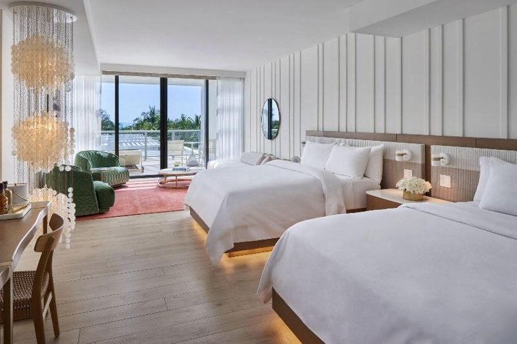 STUDIO OCEAN VIEW TWO QUEEN BEDS Room