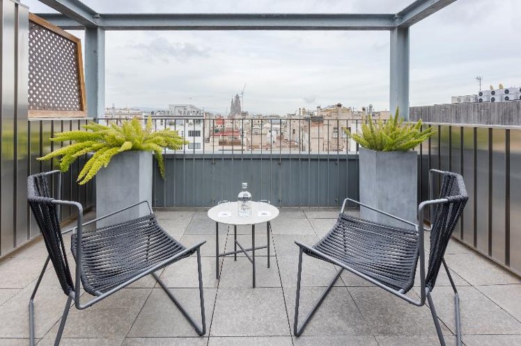 DOUBLE SINGLE USE DELUXE WITH TERRACE Room