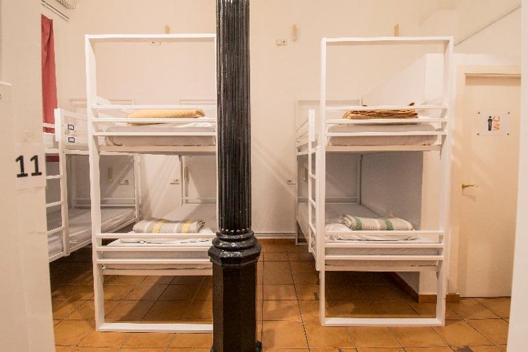 Bed in dormitory FEMALE ROOM Room