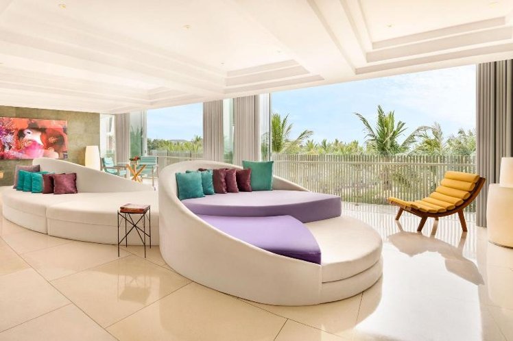 SUITE OCEAN VIEW TWO DOUBLE BEDS Room