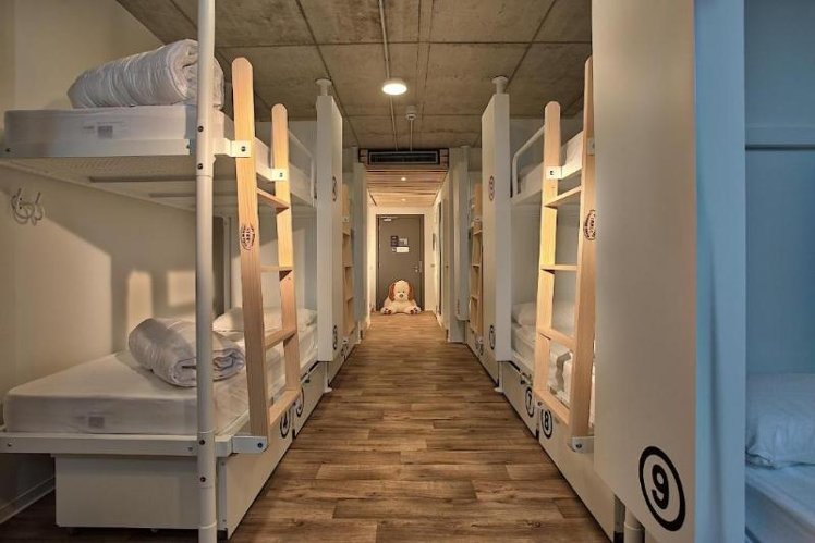 Bed in dormitory FEMALE ROOM Room
