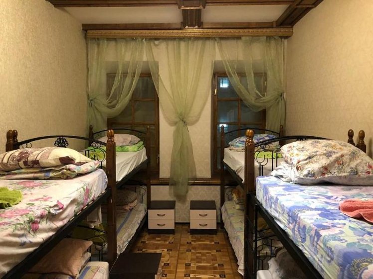 Bed in dormitory MALE ROOM Room