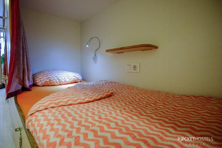 Bed in dormitory WITH SHARED BATHROOM Room