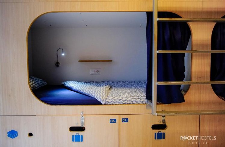 Bed in dormitory WITH SHARED BATHROOM Room
