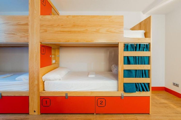 Bed in dormitory WITH SHARED BATHROOM Room