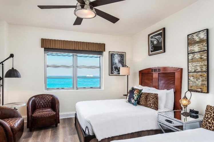 DOUBLE OCEAN VIEW TWO DOUBLE BEDS Room